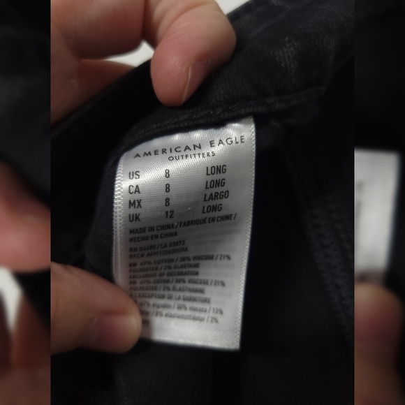 American Eagle Outfitters Next Level Stretch Jeggings Crop 8 Long - Picture 5 of 8